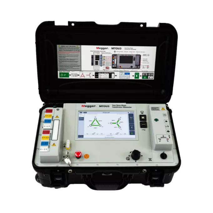 MTOU3 three-phase winding resistance ohmmeter | Megger